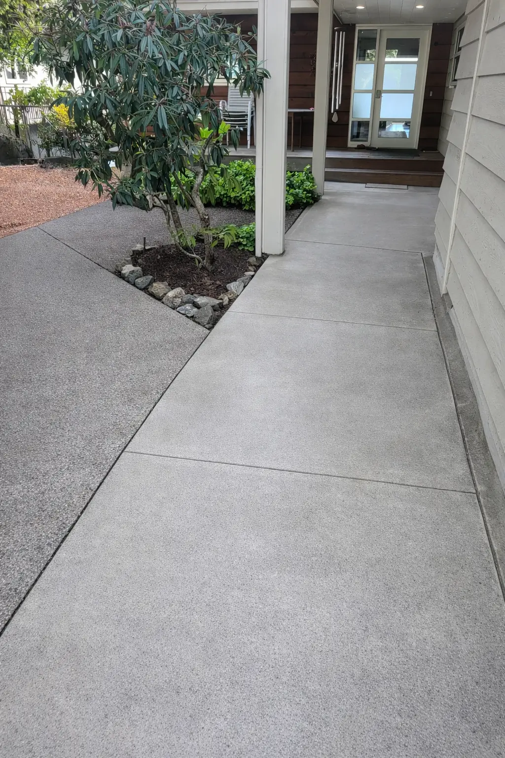 pressure washing after