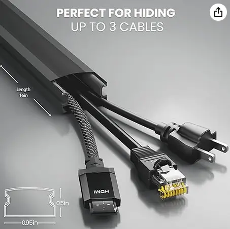 Cable channel (premium option):