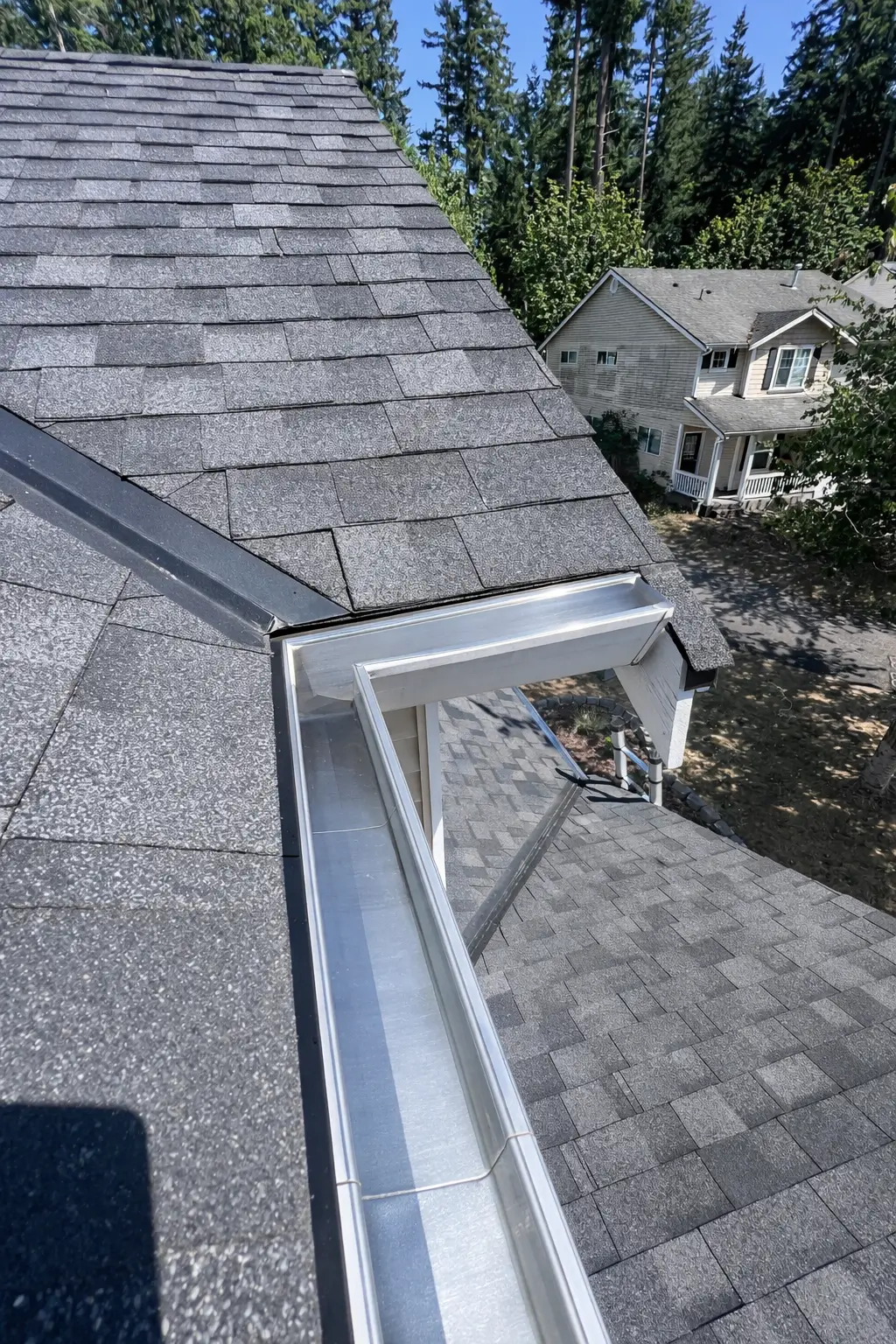 gutter guard installation before